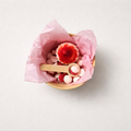 Strawberry and vanilla frosting scoopies