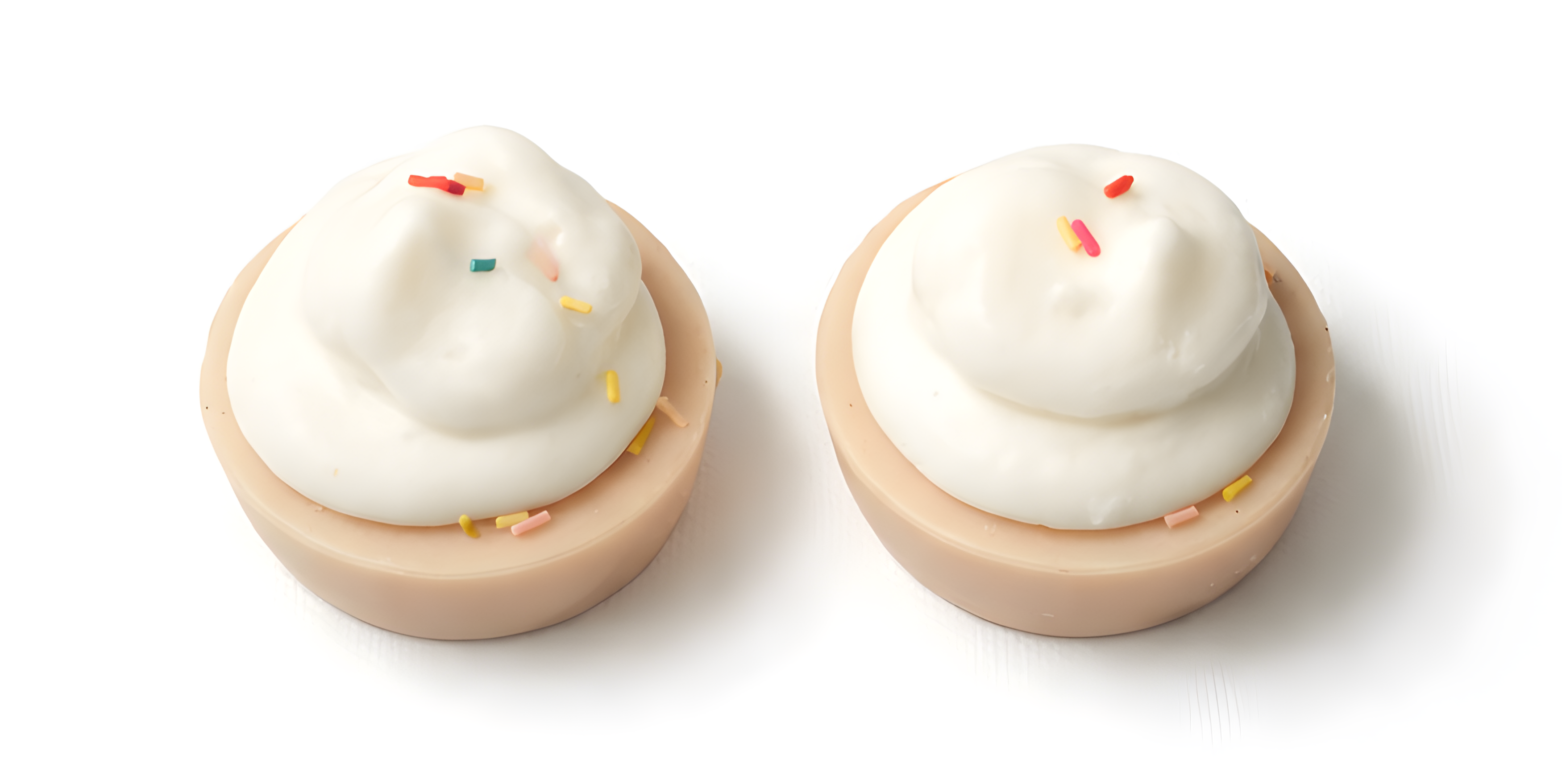Vanilla cupcake melts